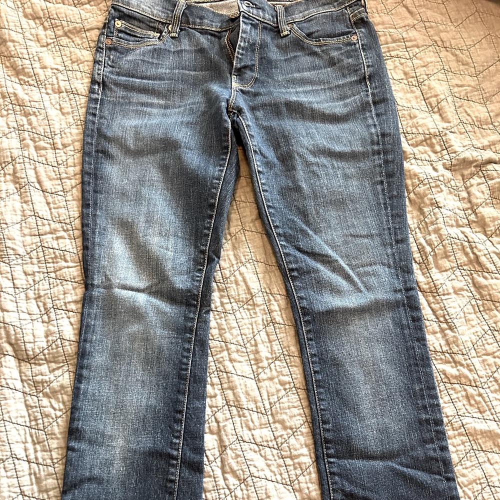 7 For All Mankind - dark wash Skinny